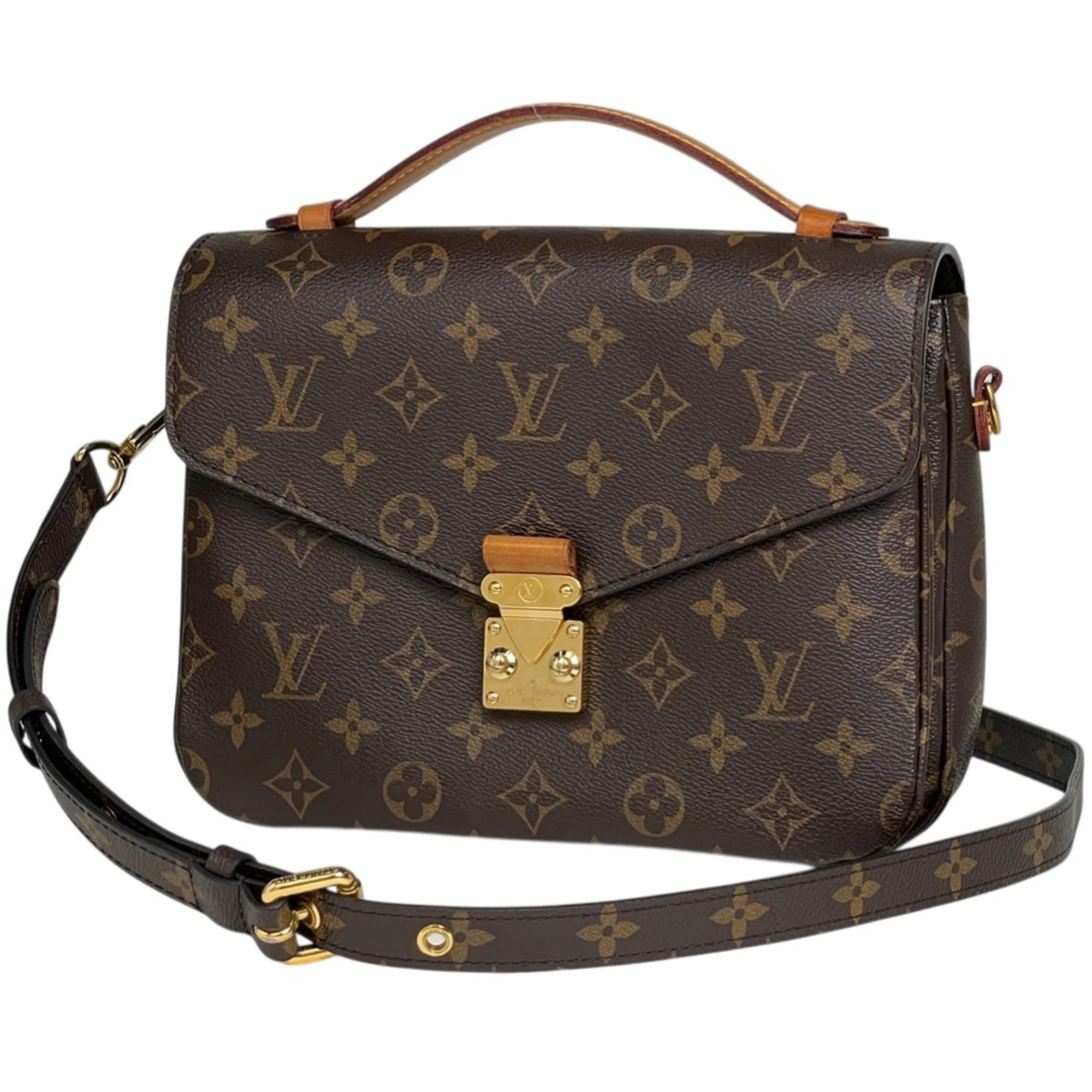 Pre-Owned Louis Vuitton Pochette Metis MM Shoulder Bag, 2-Way Handbag, Monogram Brown, M44875,... | Walmart (US)