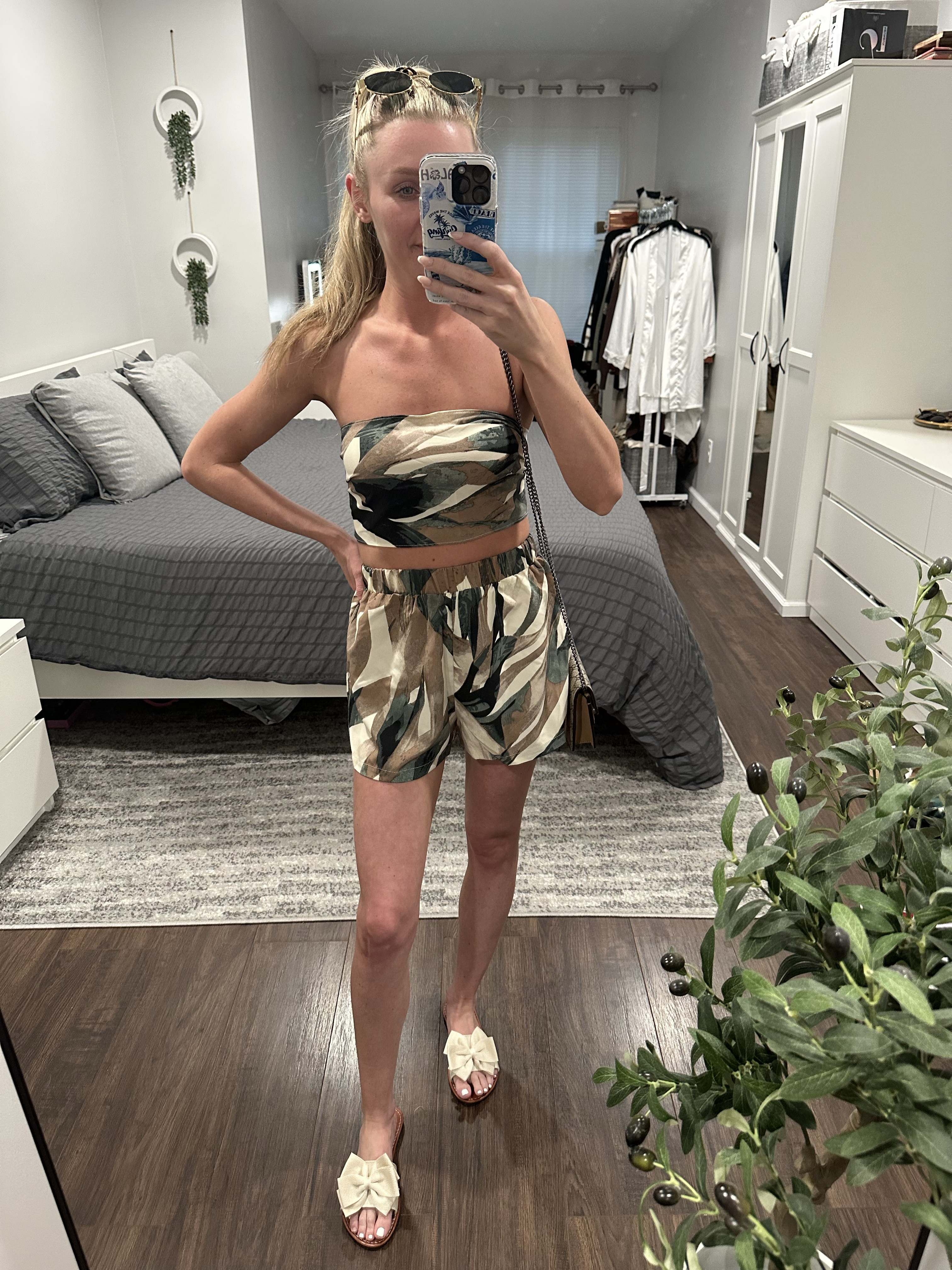 Cute little two piece matching set perfect for vacation! Can tie the top in the front or the back 😍 wearing a small! 

#LTKFindsUnder50 #LTKTravel #LTKPetite