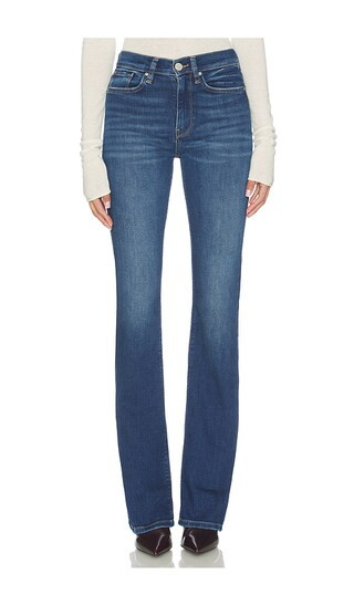 Barbara High Rise Bootcut Jeans in Cyclone | Revolve Clothing (Global)