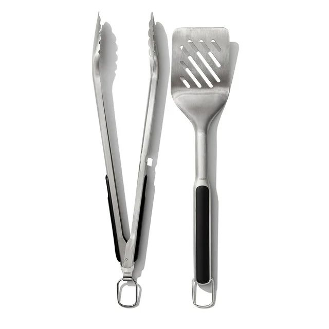 OXO Softworks Grilling 2 Piece Turner and Tongs Set | Walmart (US)