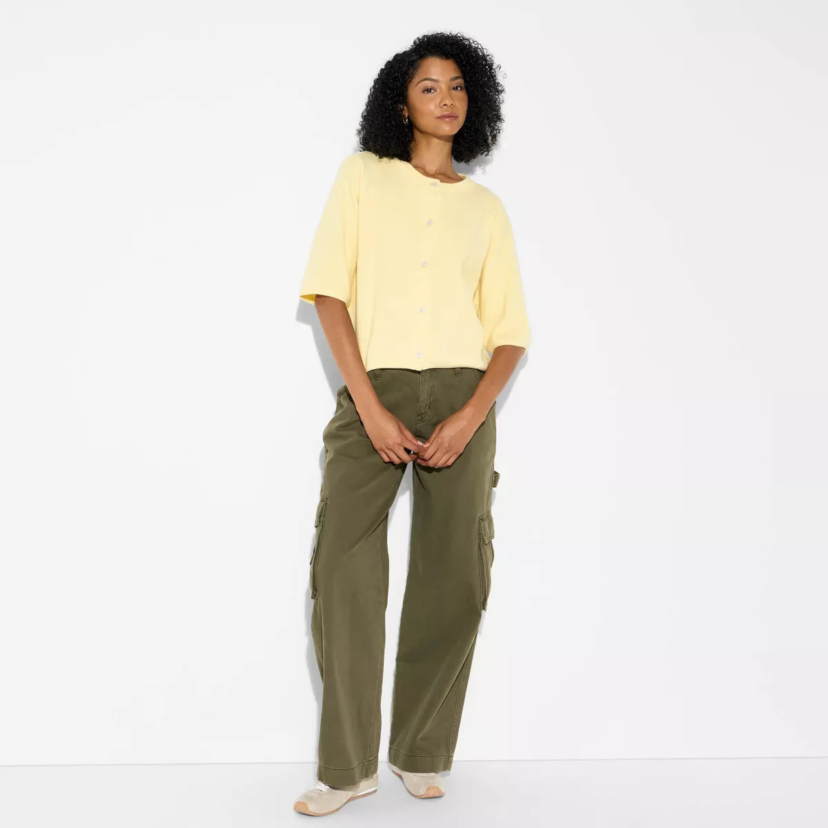 Women's Crewneck Cardigan - Wild Fable™ | Target