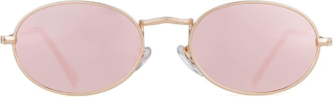 GIFIORE Oval Sunglasses Vintage Retro 90s Sunglasses Trendy Designer Glasses for Women Men | Amazon (US)