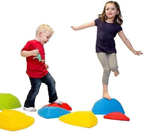 Rocksteady Balance Stepping Stones for Kids, Promotes Balance & Coordination, Set of 6 Balance Bl... | Amazon (US)