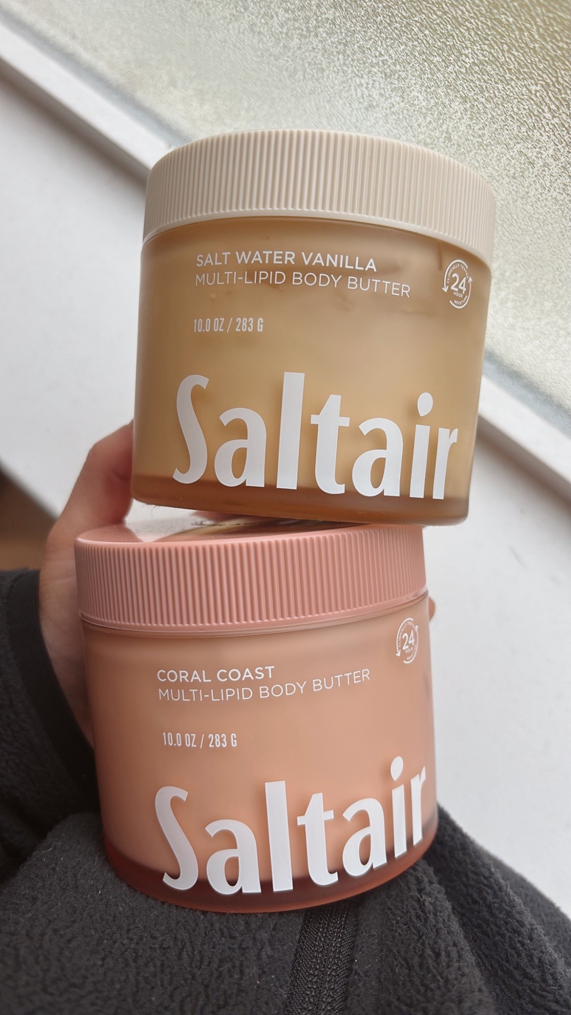 My fav scents from Saltair!! 
Salt water vanilla: 🍦✨🧁
Coral coast: 🌴🥥🌸