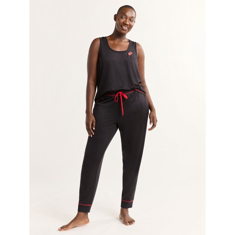 Joyspun Women's and Women’s Plus Hacci Knit Sleep Joggers, Sizes XS to 3X | Walmart (US)
