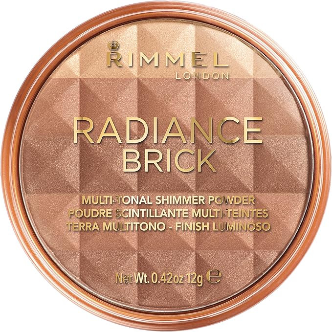 Rimmel London Radiance Shimmer Brick Pressed Bronzer, Light-As-Air Contouring Formula, 002 Medium... | Amazon (UK)