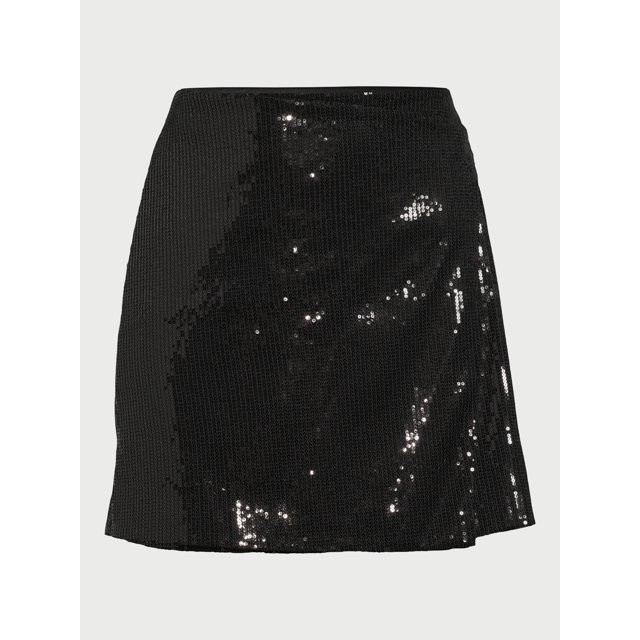 Scoop Women’s Sequin Mini Skirt, Sizes XS-XXL - Walmart.com | Walmart (US)