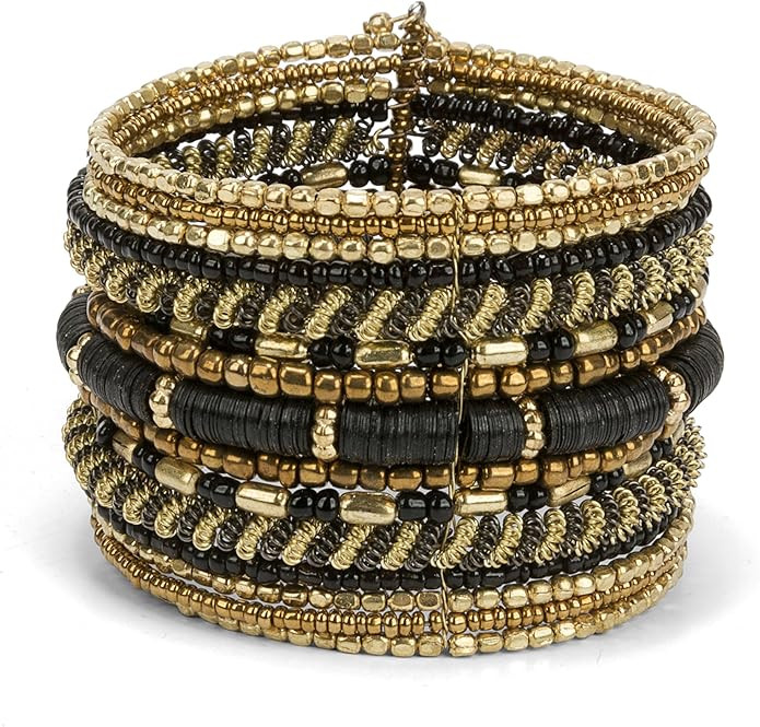 SPUNKYsoul New! Boho Metal Cuff Bangle Bracelets for Women l Collection | Amazon (US)