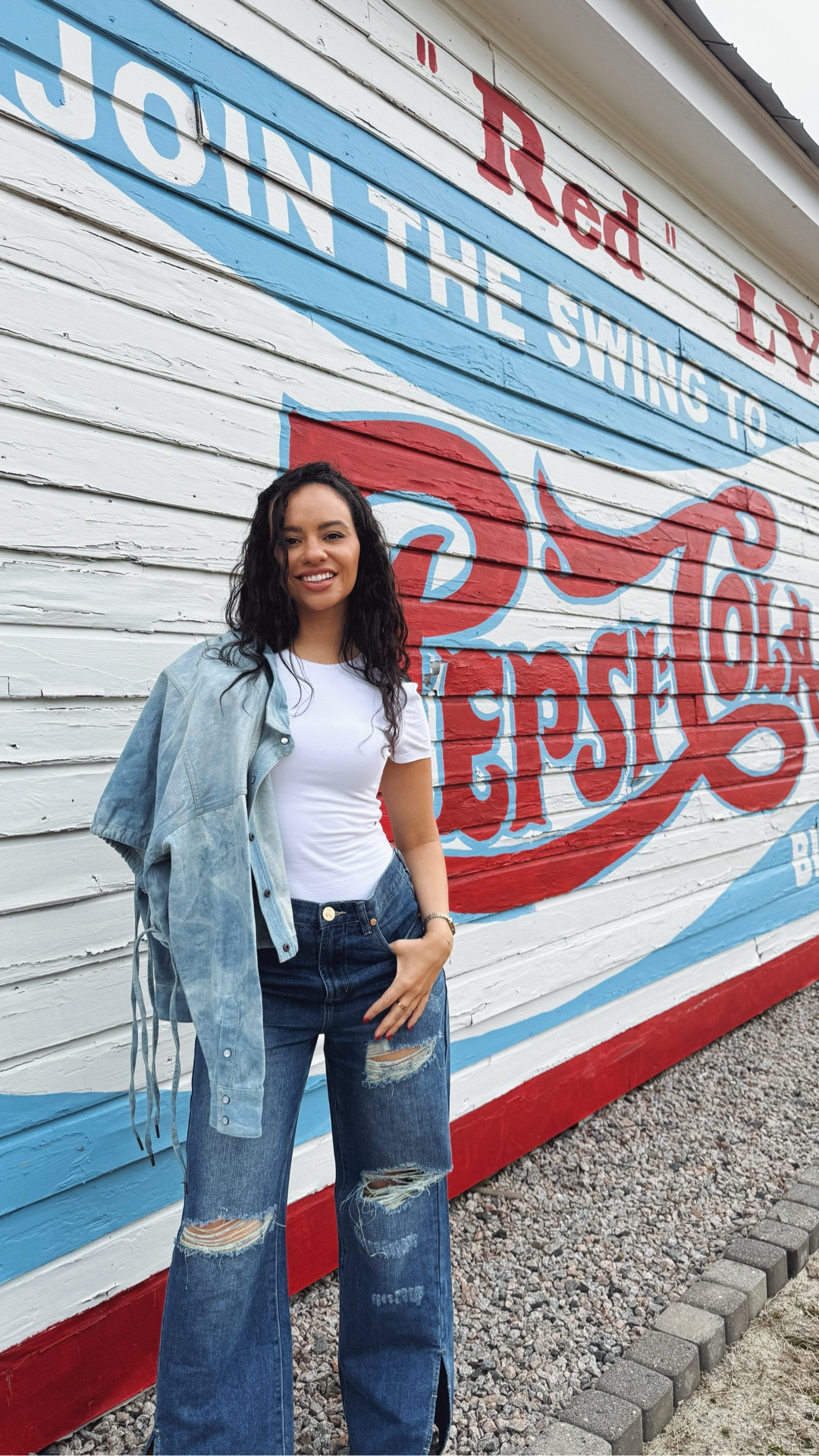 Denim that is equal parts comfort and fashion! Loving this One Teaspoon look- shop their sale for up to 70% off!! Wearing an XS in the top and 25 in the jeans. 

#LTKSaleAlert #LTKootd #LTKFindsUnder100