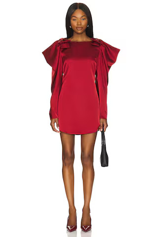 Stone Cold Fox x REVOLVE Mila Mini Dress in Dark Red from Revolve.com | Revolve Clothing (Global)