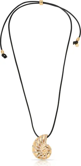 Swirl Shell Pendant Cord Necklace | Nordstrom