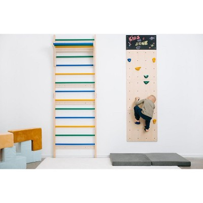 ComfyBumpy Rock Climbing Wall for Kids | Indoor Playground and Play Gym Set, Kids Climbing Toys, Swedish Ladder | Target
