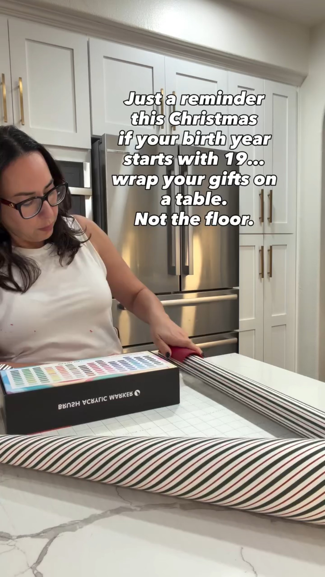 Your knees and your back will thank you.
If your birth year starts with 19, we’ve officially entered the table-wrapping era.

#LTKSeasonal #LTKFindsUnder50 #LTKHoliday