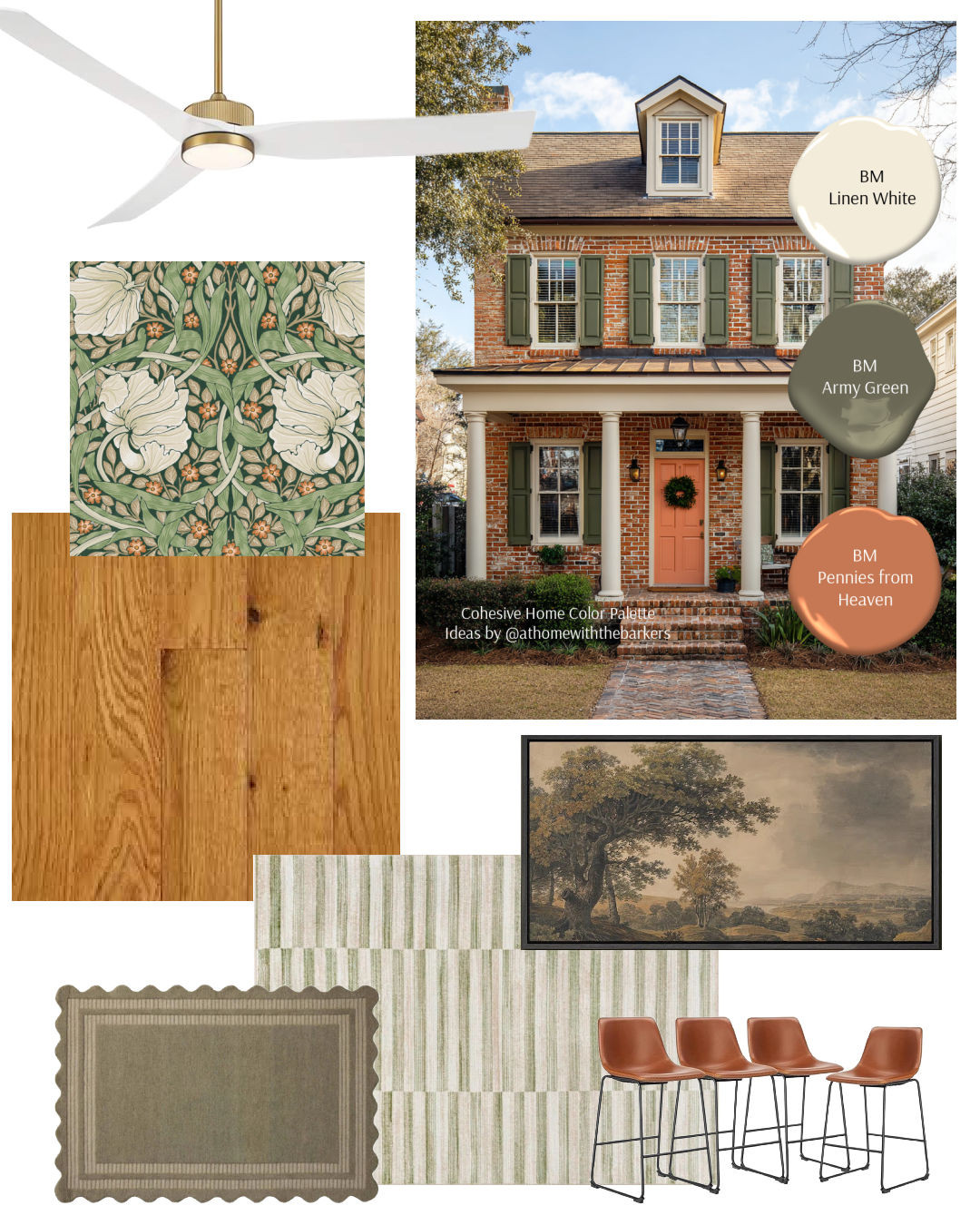 DIY home decorating, home color palette for exterior and interior 

 

#LTKHome #LTKSaleAlert
