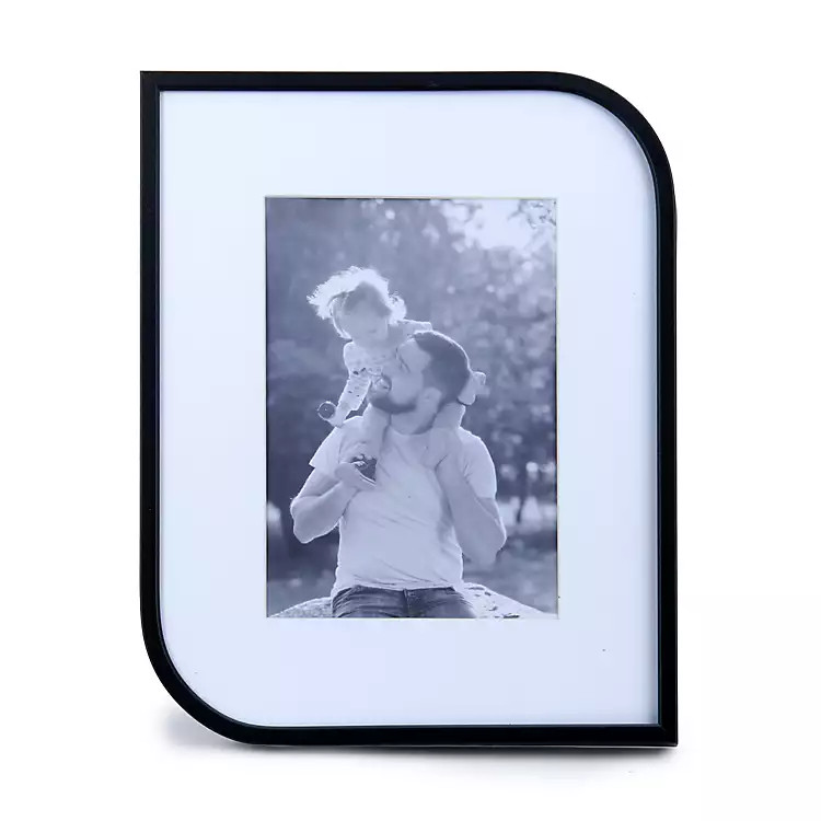 New! Black Metal Modern Picture Frame | Kirklands
