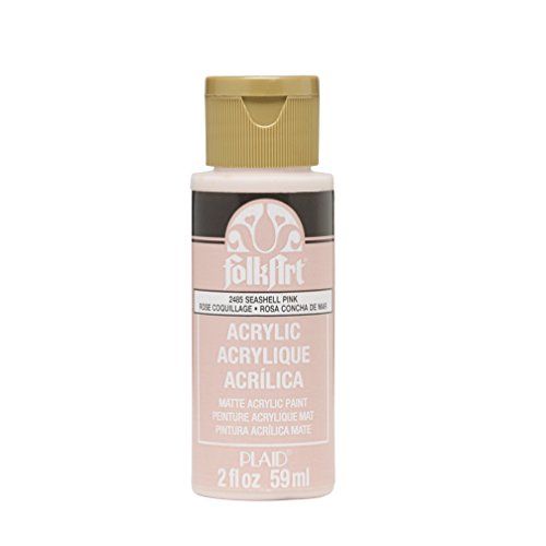 FolkArt 2485 Acrylic Paint, 2 Ounce, Seashell Pink | Amazon (US)