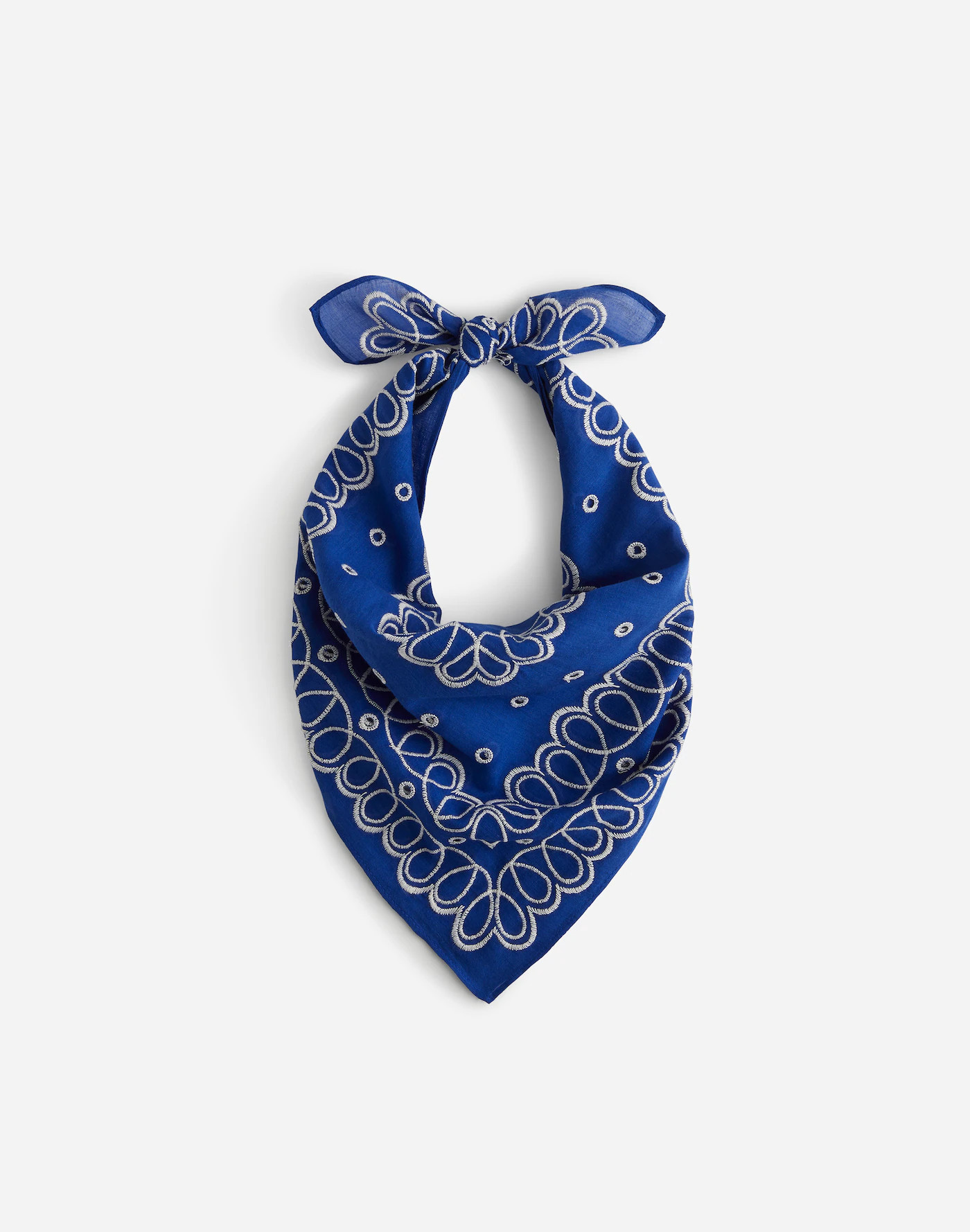 Organic Cotton Eyelet Bandana | Madewell | Madewell