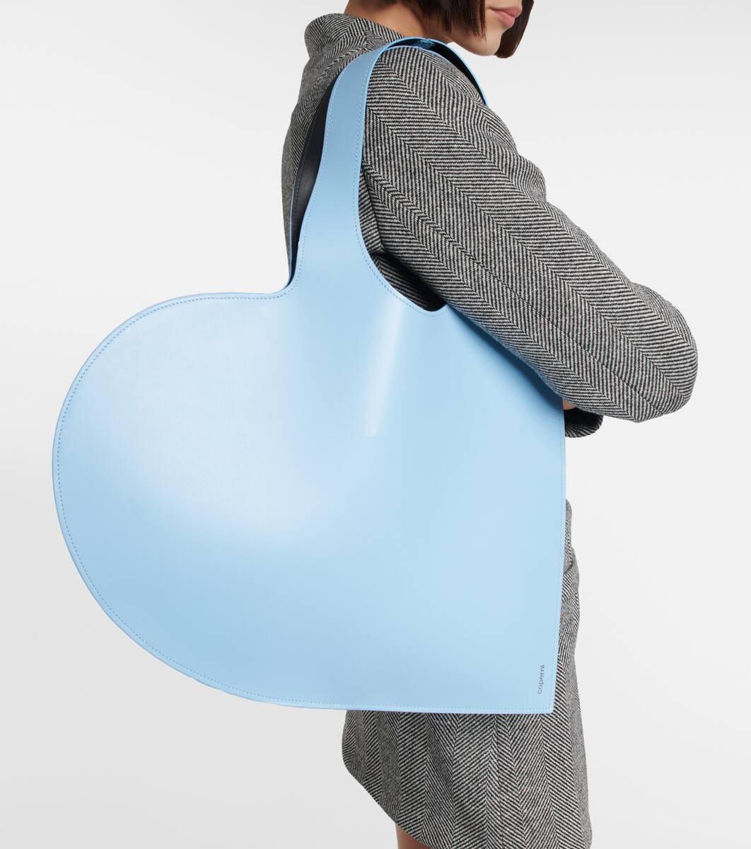 Heart leather tote bag | Mytheresa (US/CA)