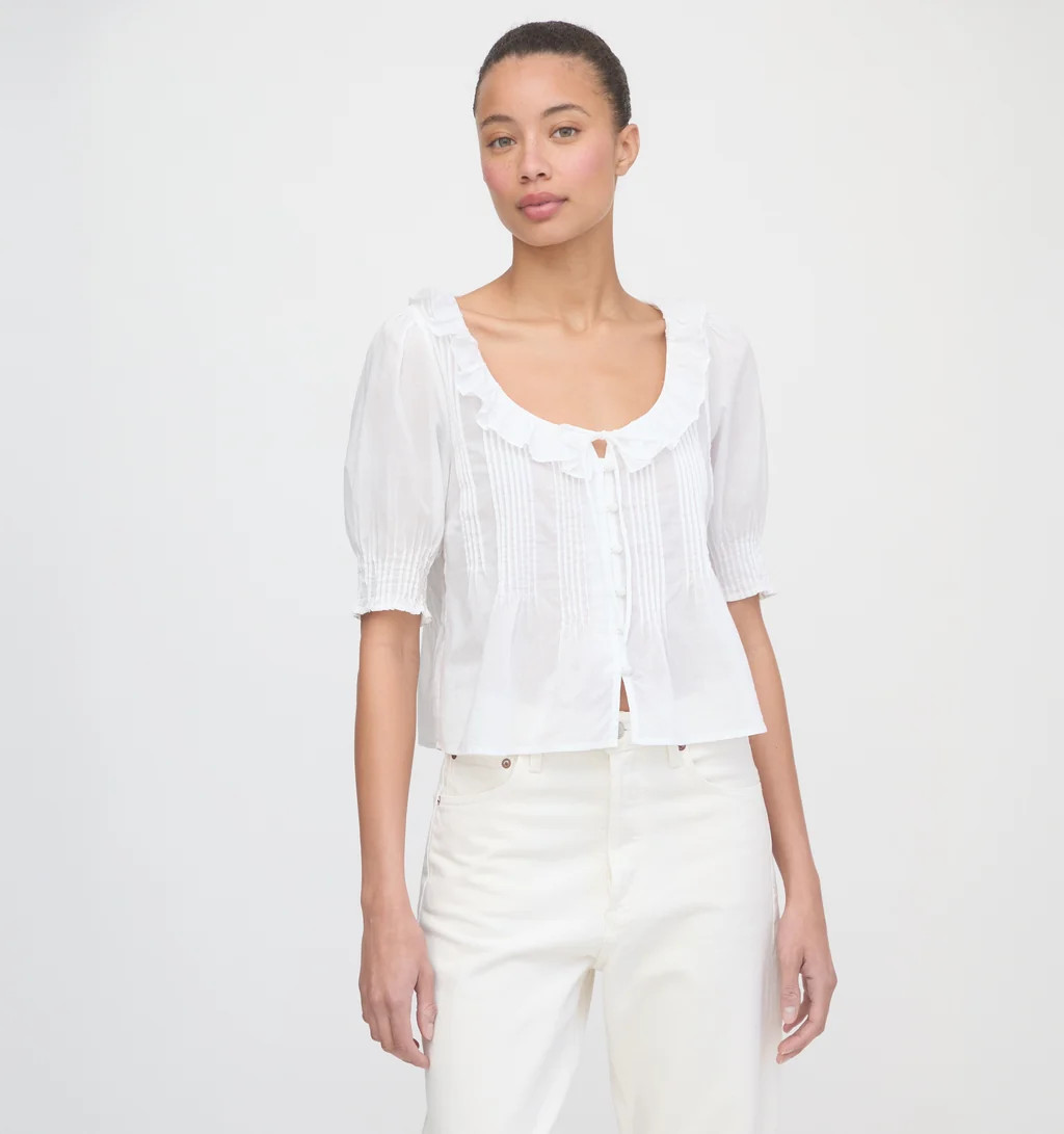 The Camri Top - White | Hill House Home US