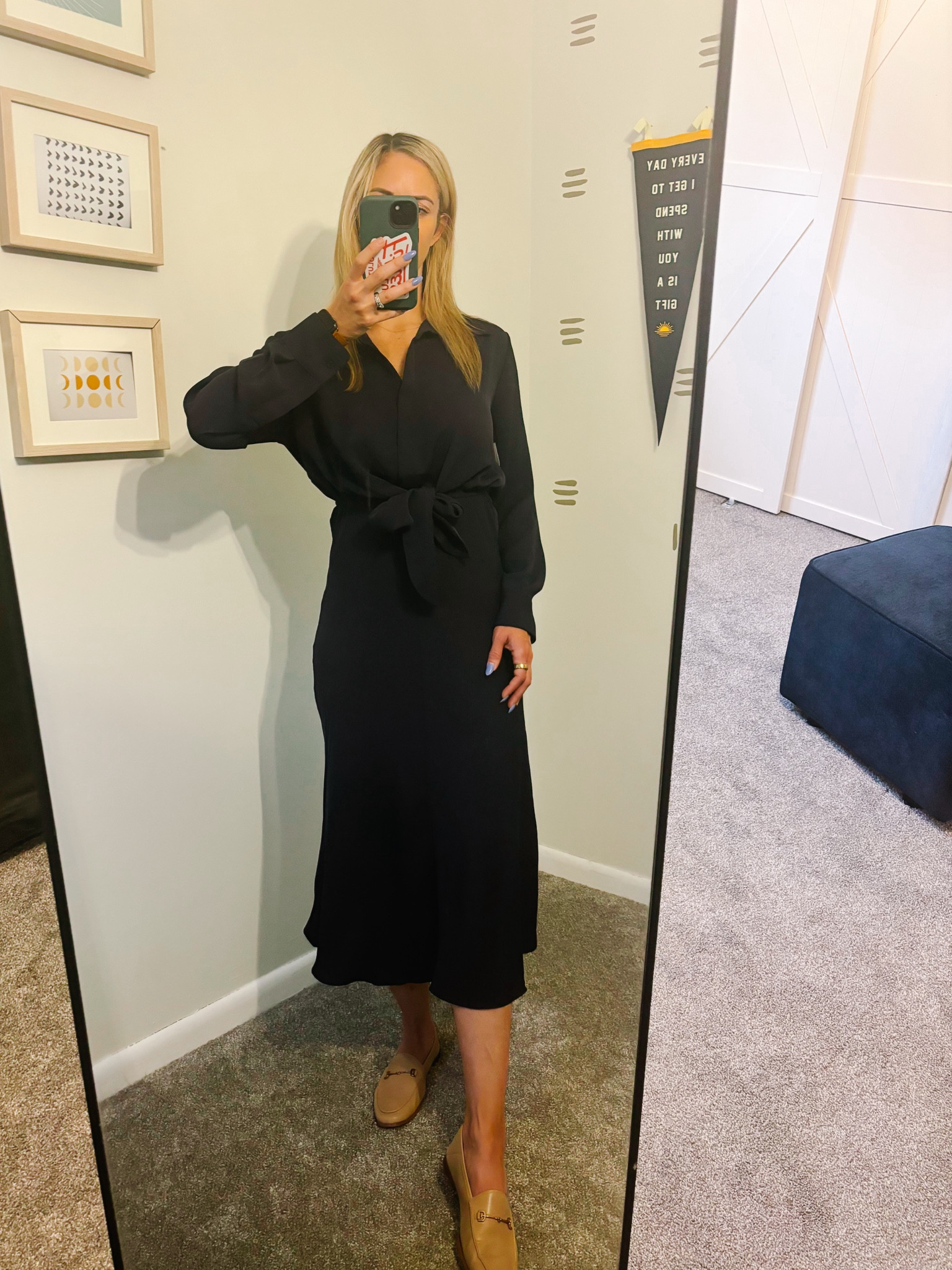 aritzia navy blue dress Tube Dress (Navy)