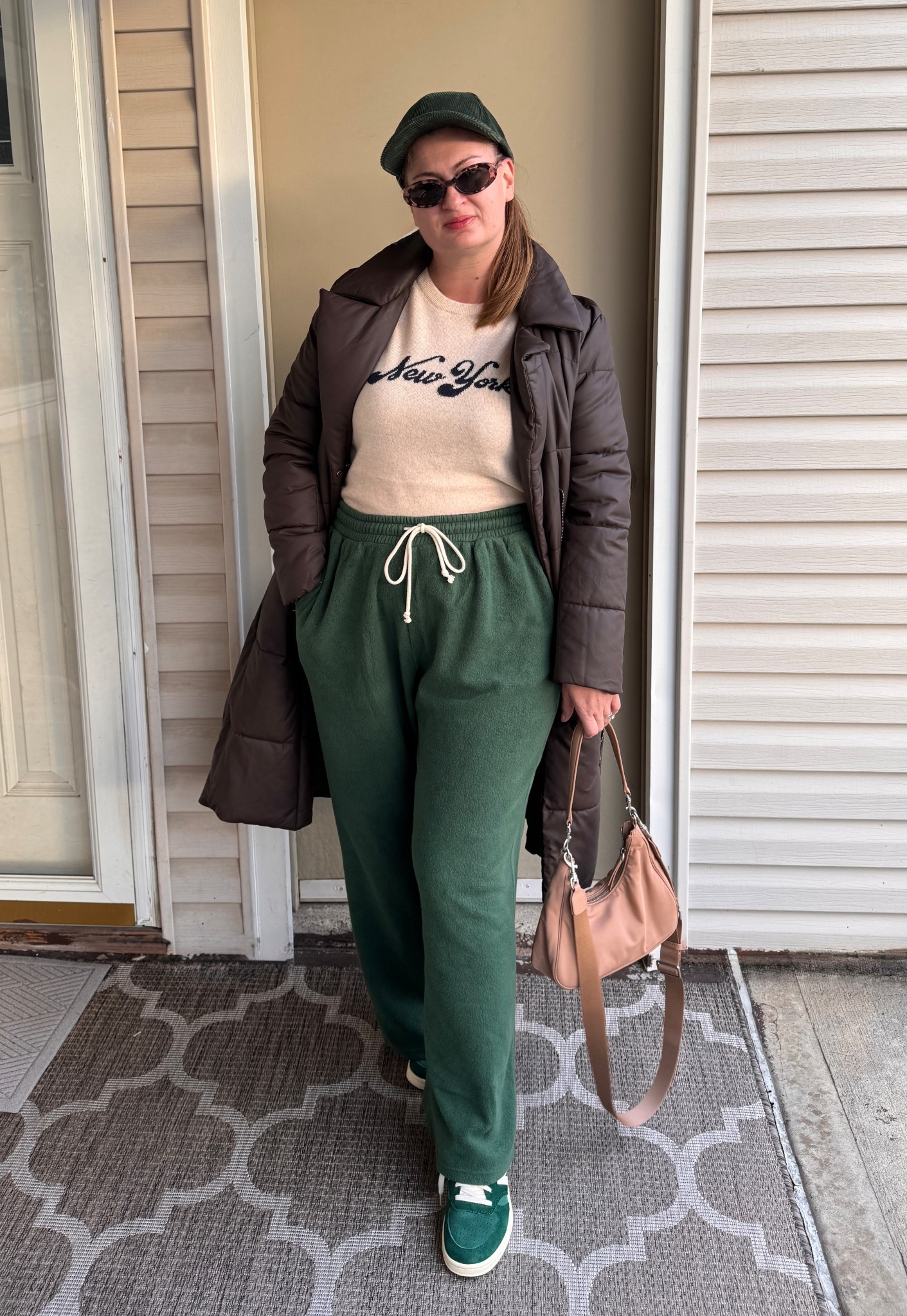 Tried out a few new things - @aerie inside out sweat trousers and this water repellent puffer trench style coat I found at @nordstromrack 
Cozy and comfortable budget friendly look for the weekend 😎

#LTKootd #LTKFindsUnder100 #LTKCyberWeek