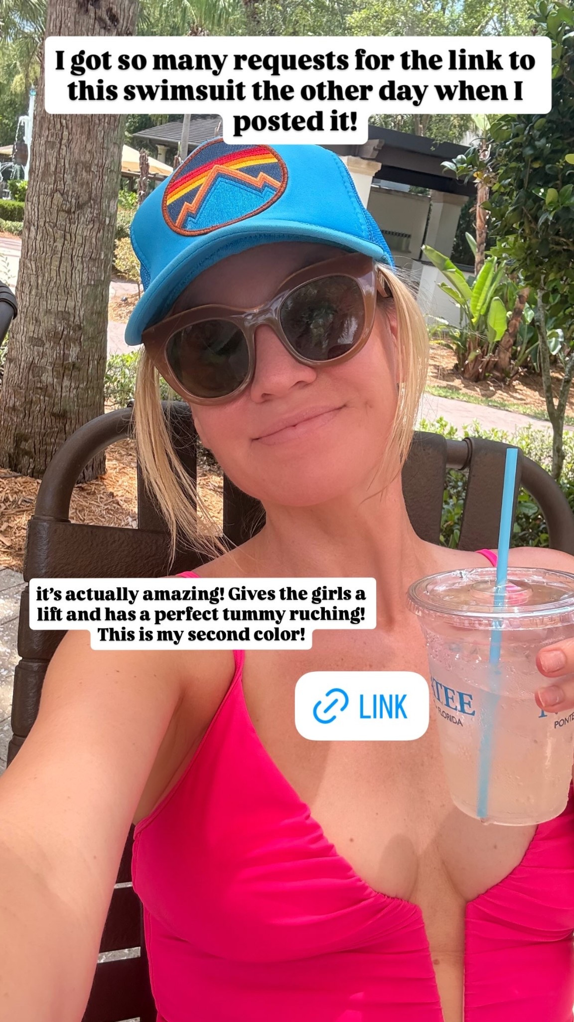 I got so many requests for the link to this swimsuit the other day when I posted it! it’s actually amazing! Gives the girls a lift and has a perfect tummy ruching! This is my second color!