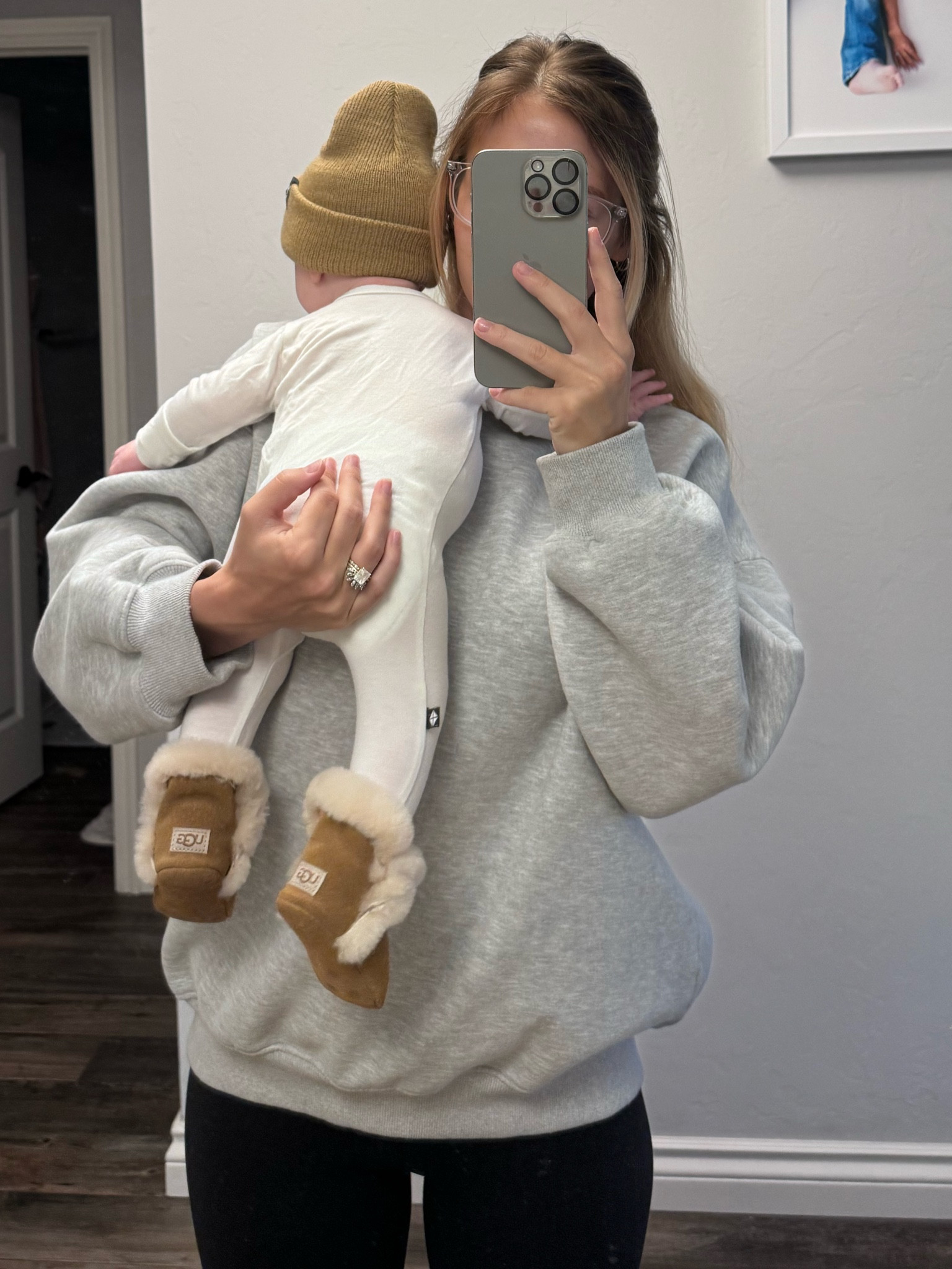 Mom and baby ootd 

Baby’s hat is from slouch 

#LTKBaby #LTKFamily