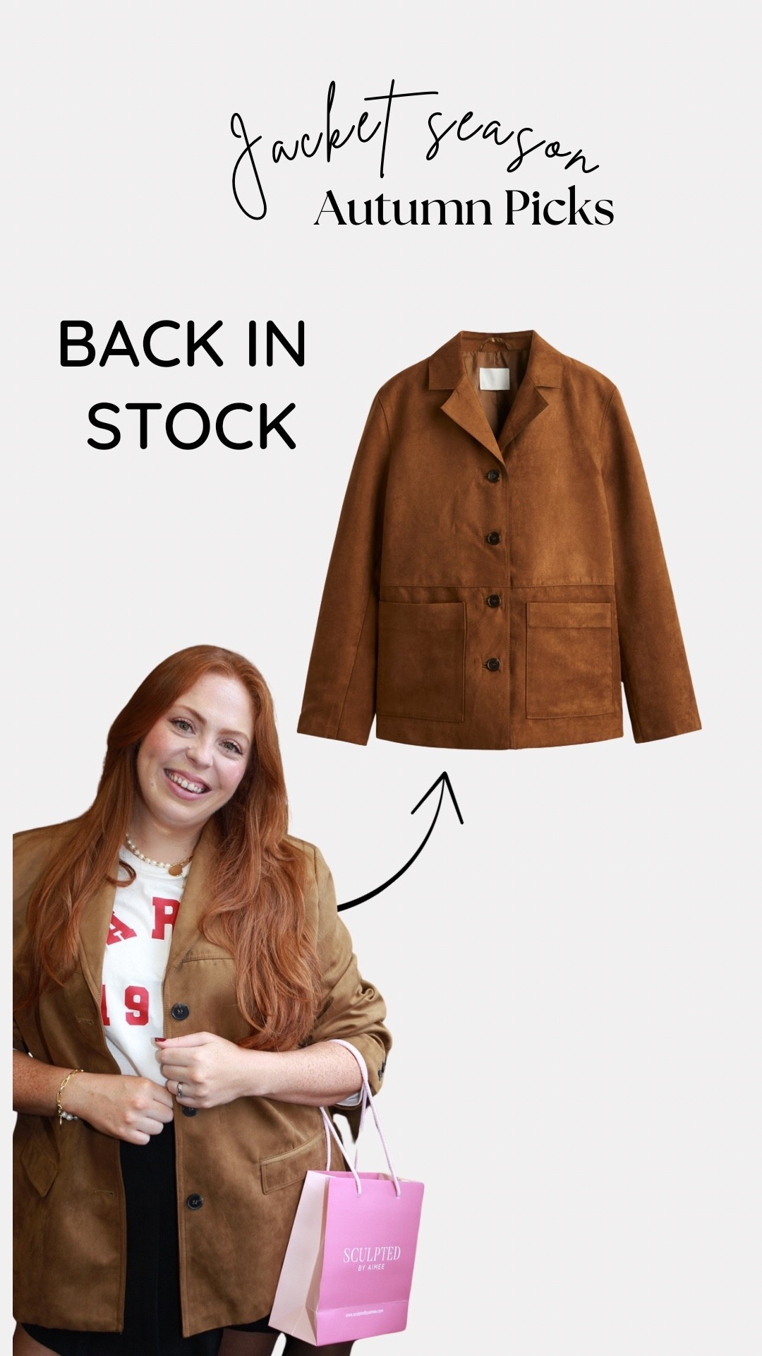 FINALLY this brown suede blazer is back in stock! But it won’t be in stock. This is an oversized fit   #ltkhm #ltksuede

#LTKuk #LTKautumn