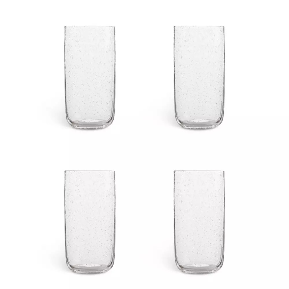 Habitat Bubble Set of 4 Hi Ball Glasses | Habitat UK