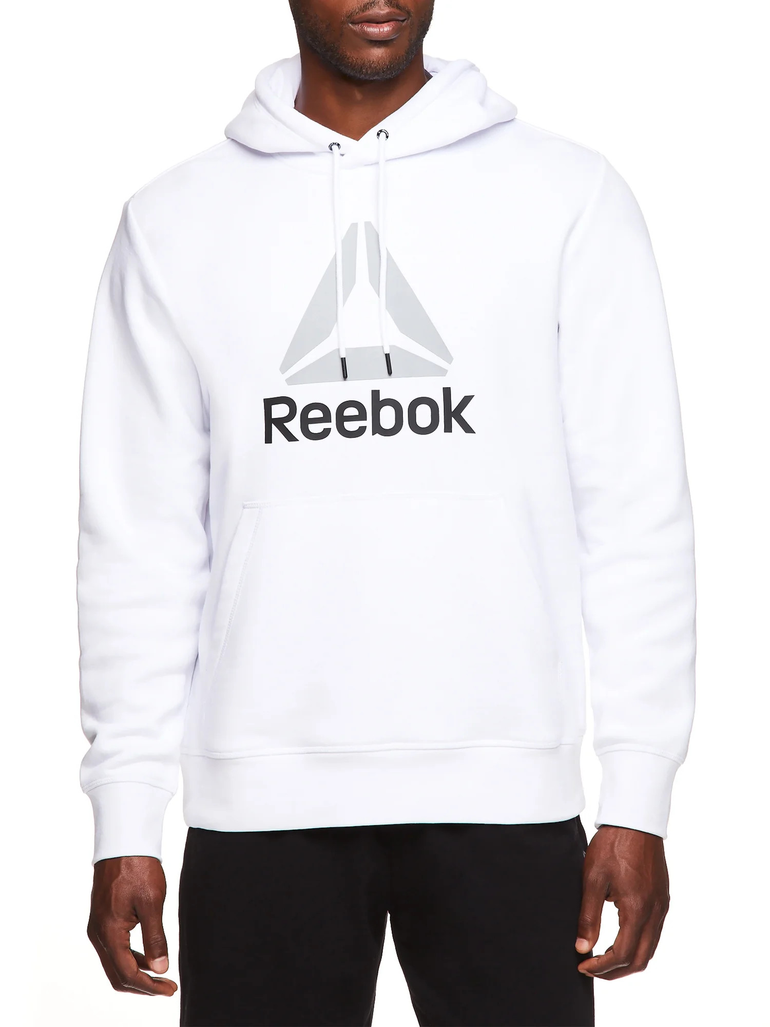 Reebok Men's and Big Men's Active Delta Fleece Hoodie, up to Size 3XL - Walmart.com | Walmart (US)