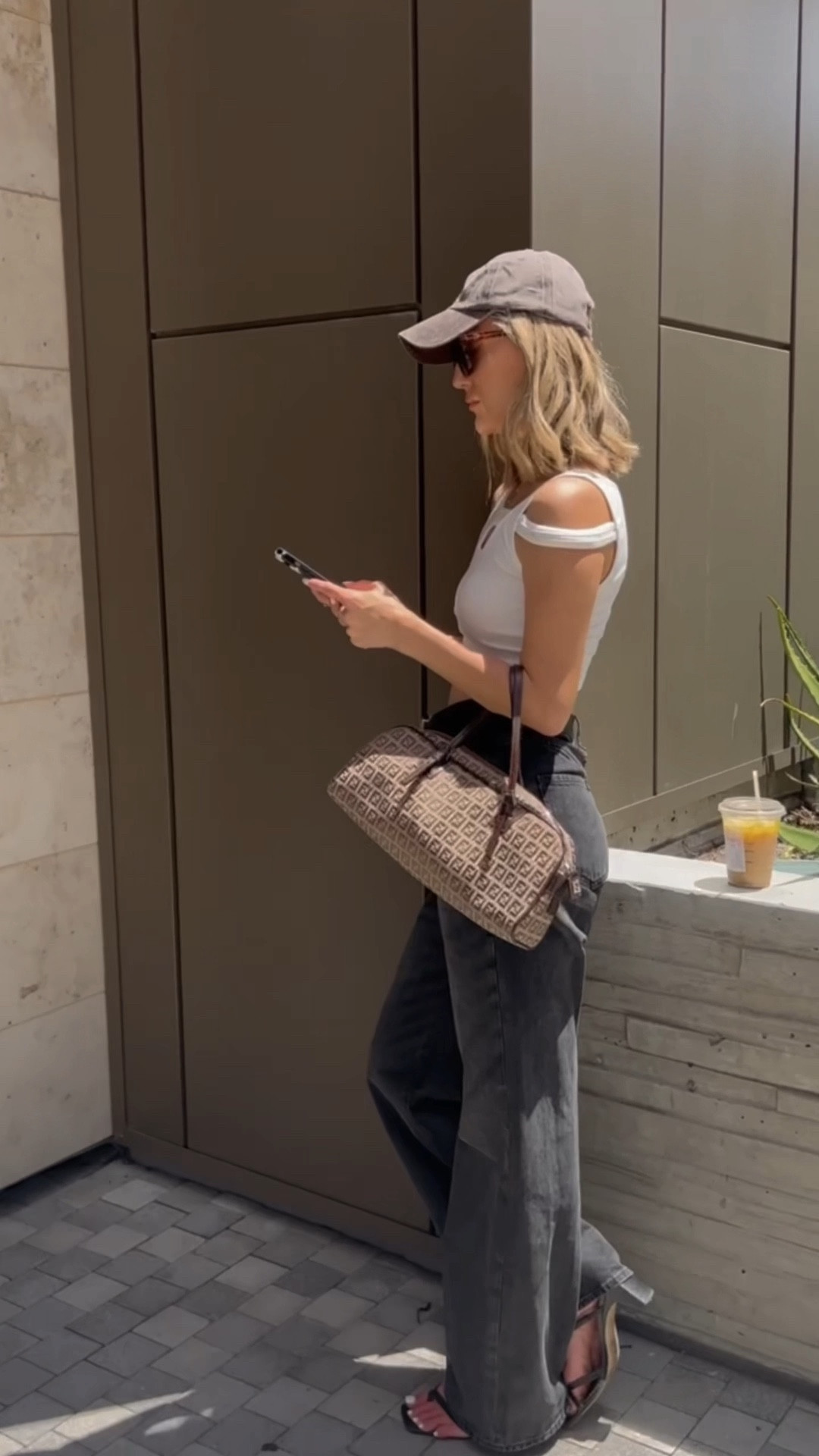 @teuxofficial sunglasses DAYBREAK in Coffee & Creme, code DRLUXY10 10% off
White cropped asymmetrical top XS, TTS 
High waisted wide leg jeans on sale, size one up, wearing 2R 
Gold earrings 
EltaMD tinted moisturizer - use code VIP20 
Vintage Fendi handbag 
Burga neutral phone case 
Summer cap 
Sandals 
Summer

4th of July 
4th of July outfit 
Street style 
Country concert 


#LTKunder100 #LTKbeauty #LTKsalealert