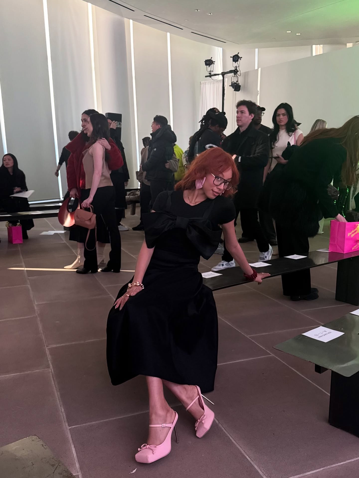 spent my vday the nyfw way 💌

w/ the girls, garments, + gigantic bows 🎀😉📸


Earrings are ENROUTE.com but fiound a similar pair & linked it 👇🏽 with other links to THEE cutest girly and (comfy) boyko set paired with big bows for Valentine’s Day & prancing  around the city for NYFW



date night outfit ideas, girl outfit, spring style, girly streetwearr, ballet Block square heels , bow two piece set 

#LTKdayinmylife #LTKstorytime #LTKootd