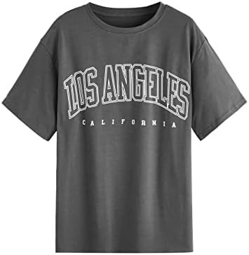 SOLY HUX Women's Graphic Oversized Tees Letter Print Summer Tops Vintage Half Sleeve Loose Casual... | Amazon (US)