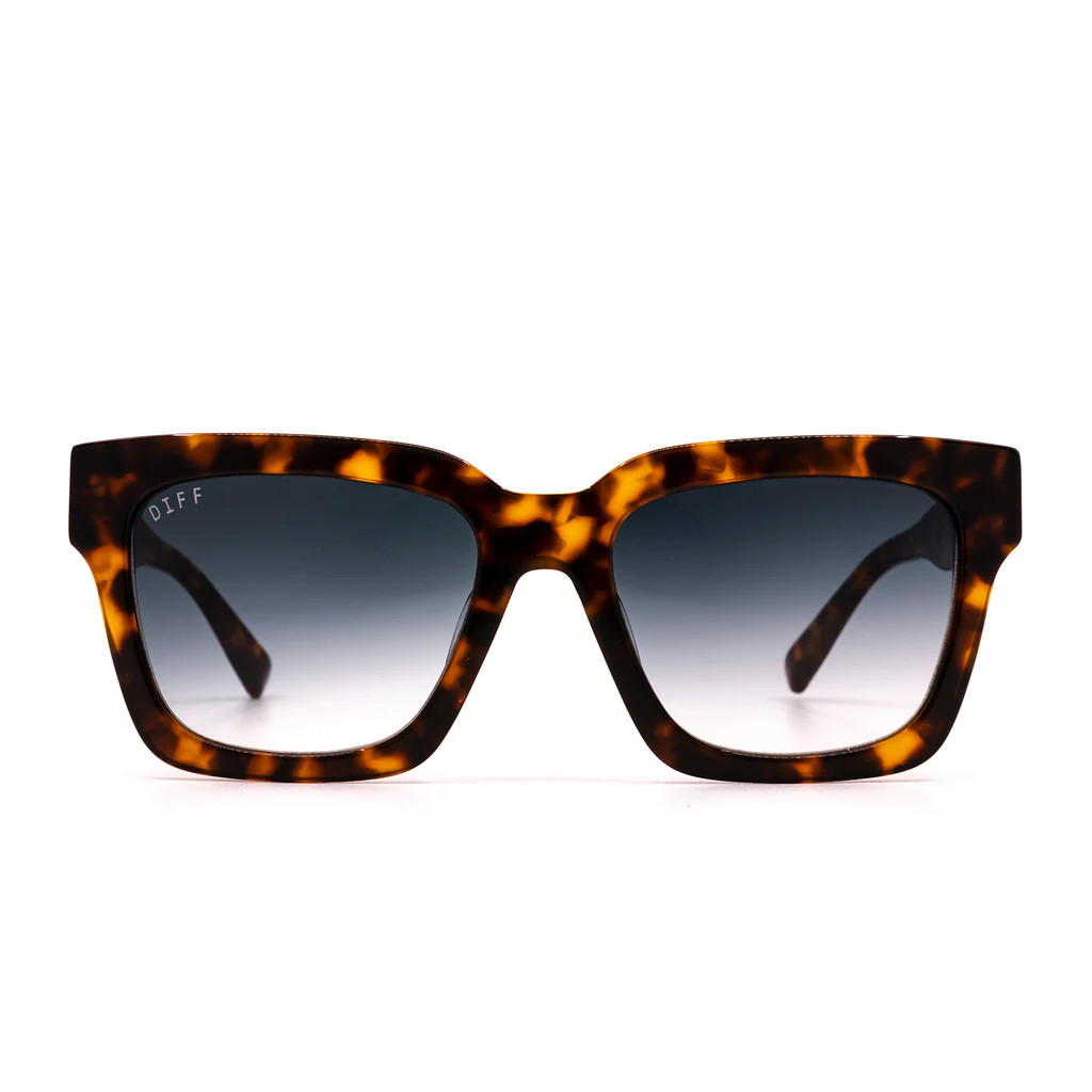 COLOR: dark tortoise   blue gradient | DIFF Eyewear