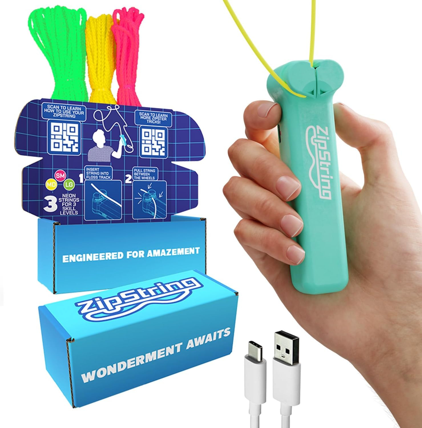 ZipString Original - As Seen on Shark Tank - Classic Rope Launcher Toy, Perfect for Kids & Adults... | Amazon (US)