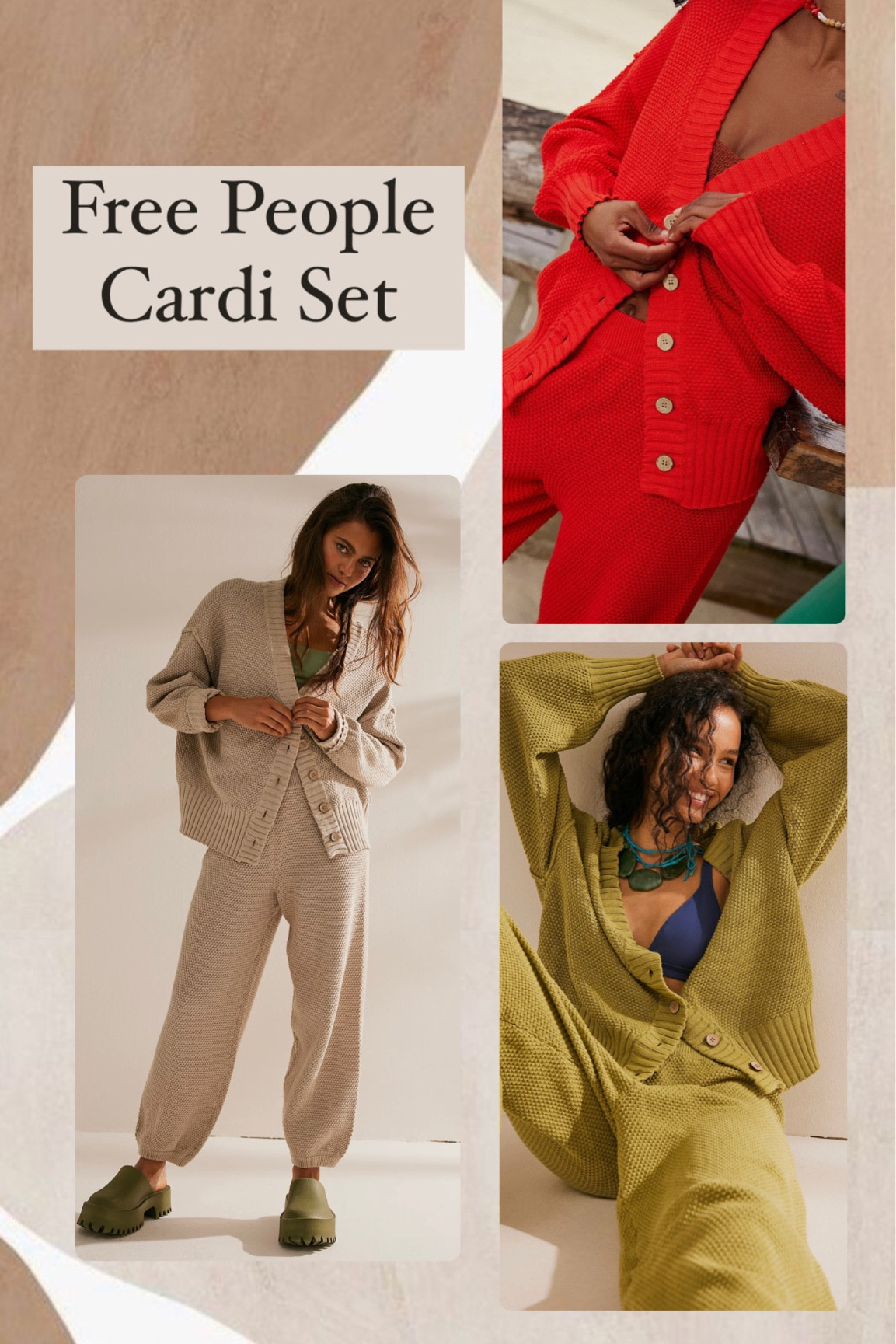 Free People Cardi Set ⭐️

#LTKbeauty #LTKSeasonal #LTKstyletip