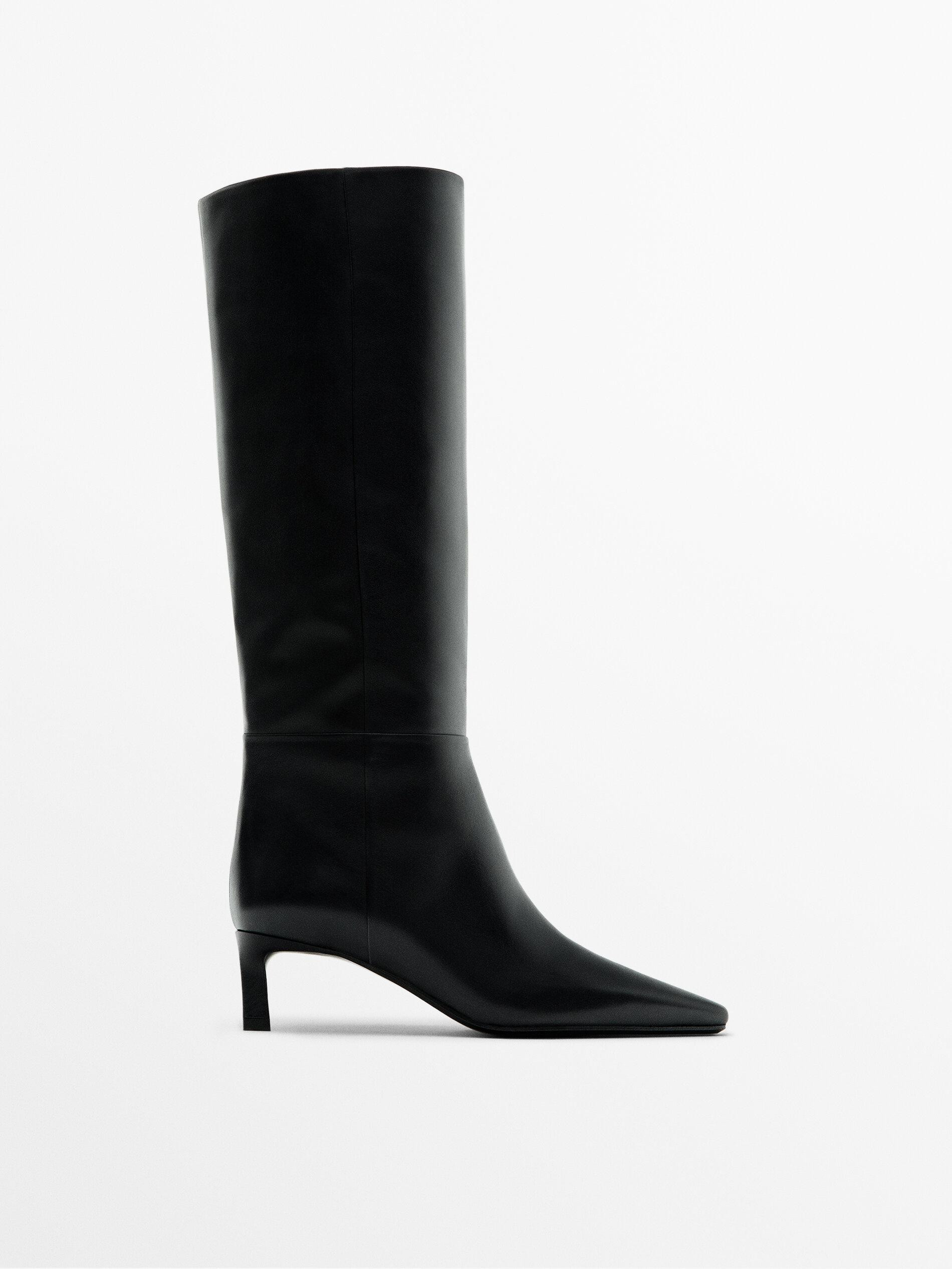 Low-heel boots | Massimo Dutti US