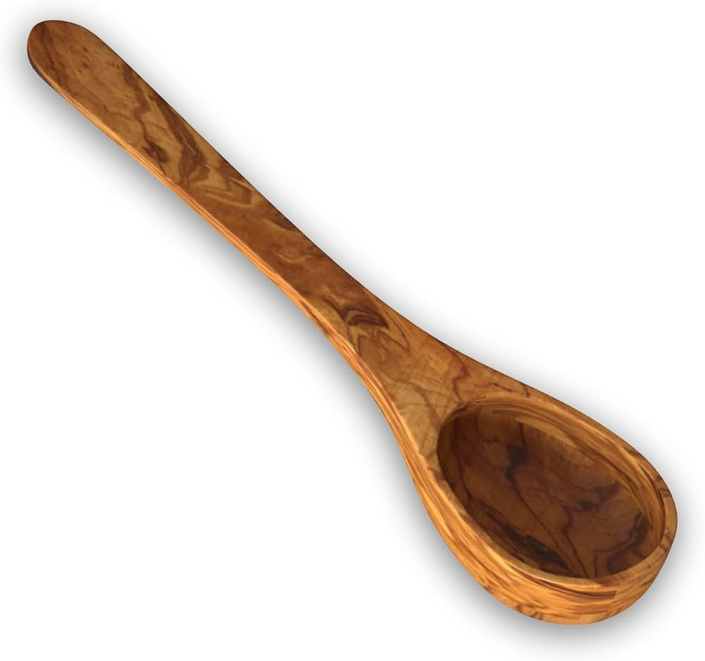 The Live Edge - Olive Wood Soup Ladle Spoon For Cooking | Large Wooden Kitchen Soup Ladles for Se... | Amazon (US)