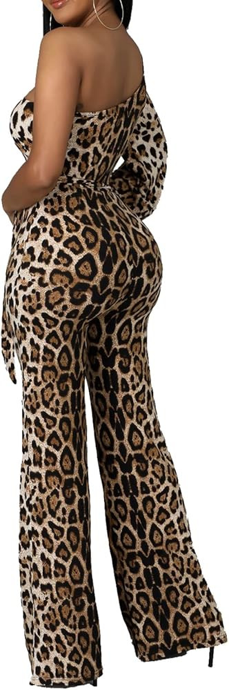 VisiChenup Jumpsuits for Women Dressy Sexy Long Sleeve Casual Long Pants Suits Clubwear Evening P... | Amazon (US)