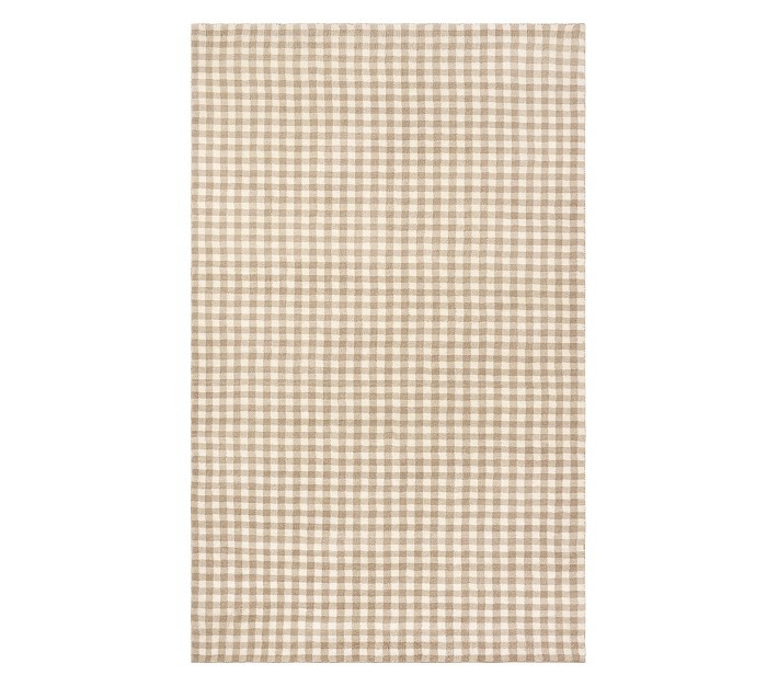 Rylee + Cru Gingham Rug | Pottery Barn Kids