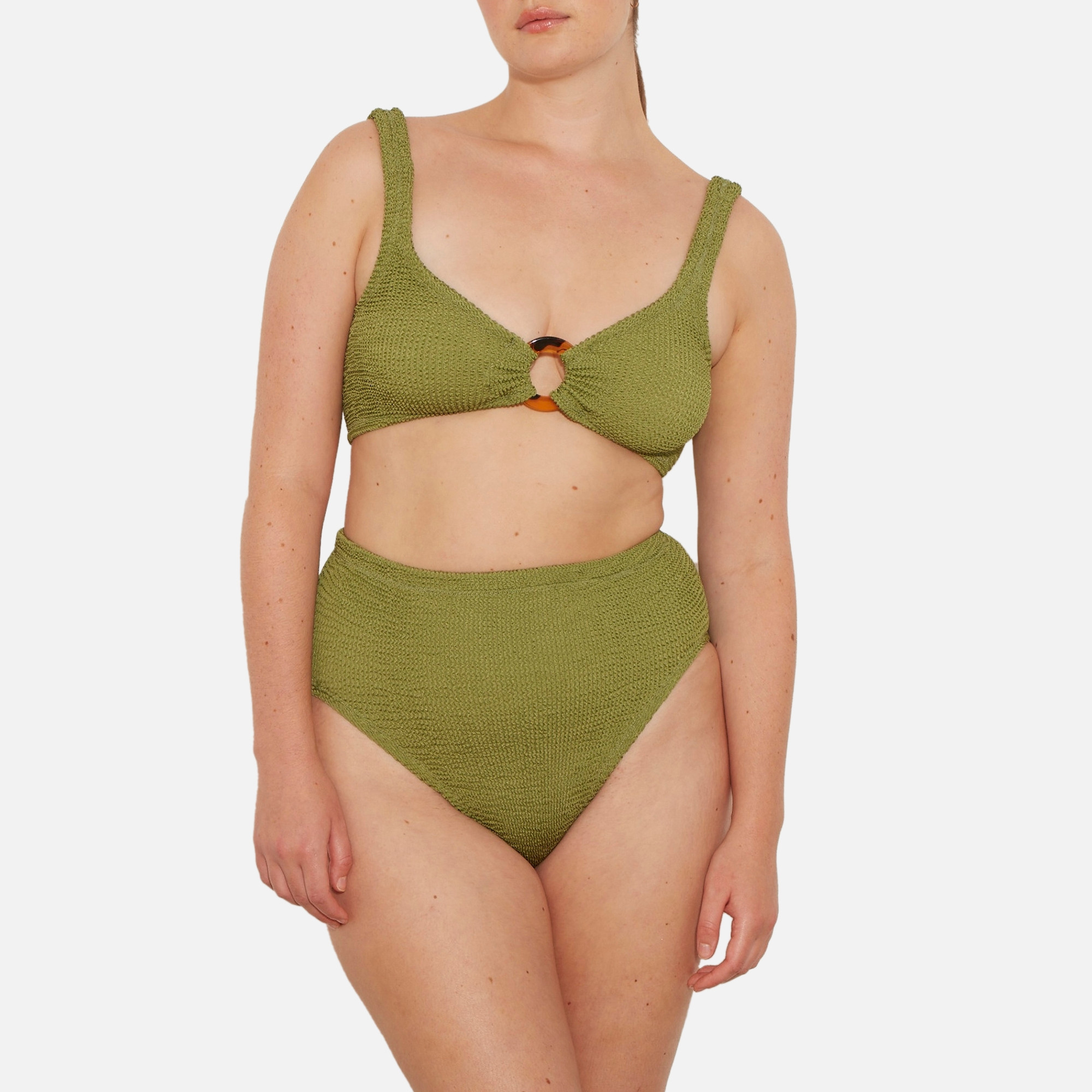 Hunza G Nadine Seersucker Bikini | Coggles | Coggles (Global)