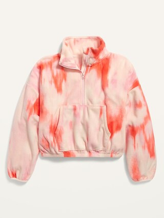 Go-Warm Micro Fleece 1/2-Zip Pullover for Girls | Old Navy (US)