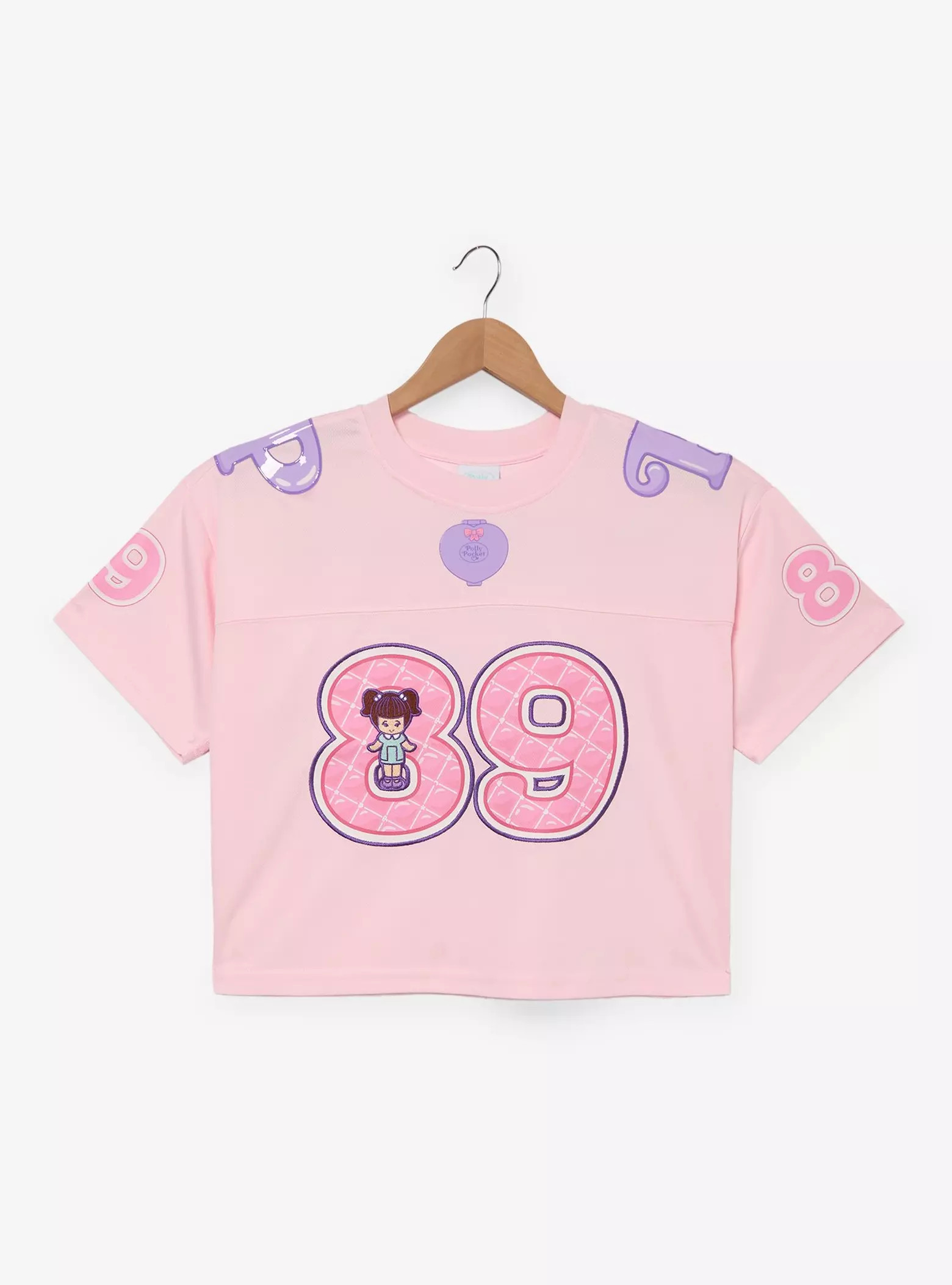 Polly Pocket\u2122 Women's Cropped Football Jersey - BoxLunch Exclusive | BoxLunch | BoxLunch