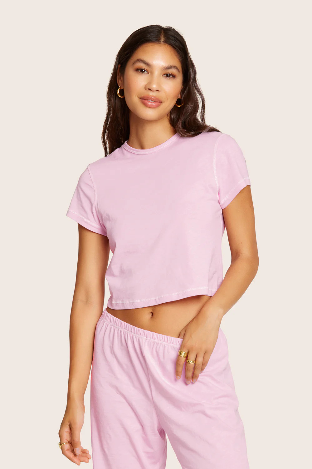 CLASSIC COTTON DAILY LINNY TEE - PRIMROSE | SET Active