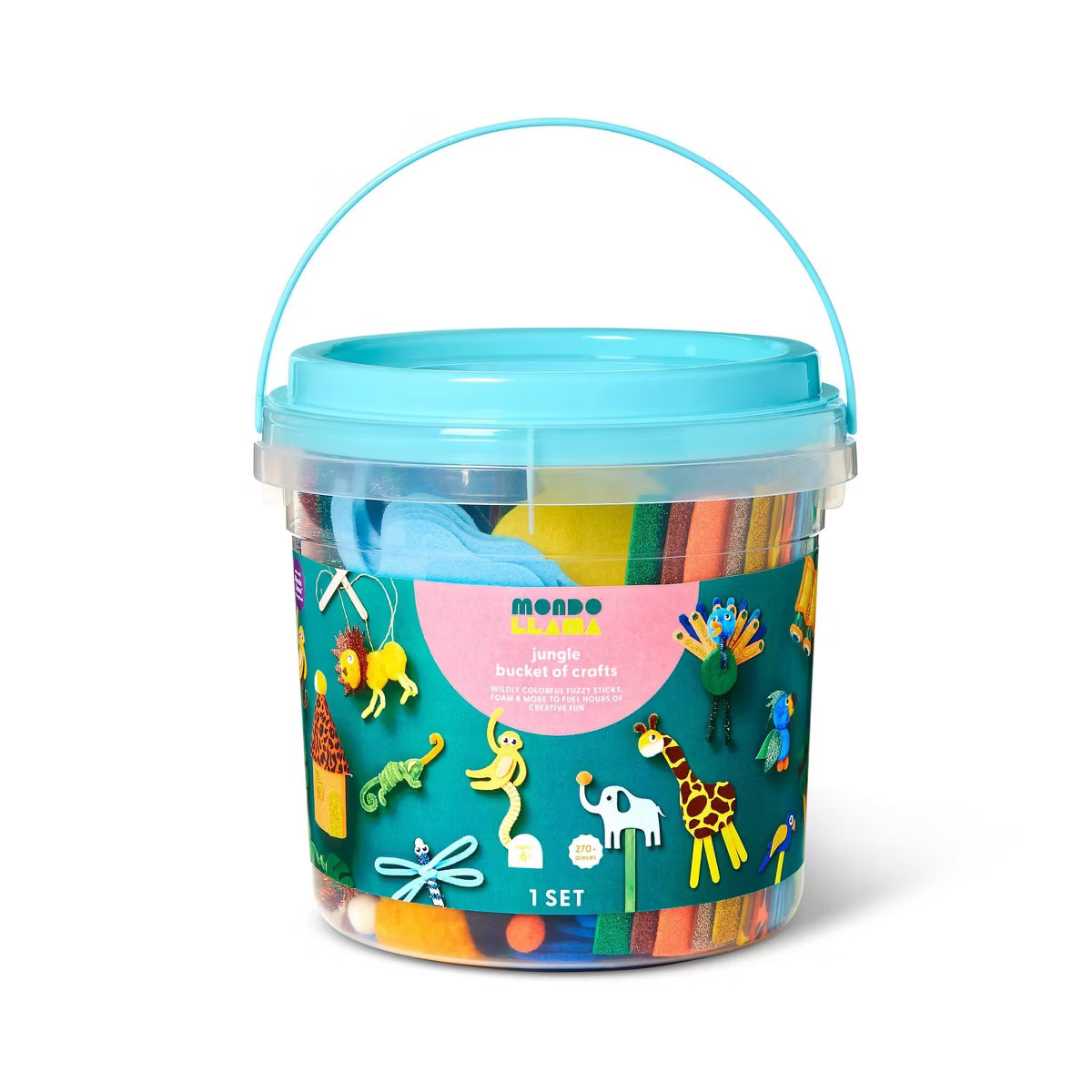273pc Jungle Bucket of Crafts - Mondo Llama™ | Target