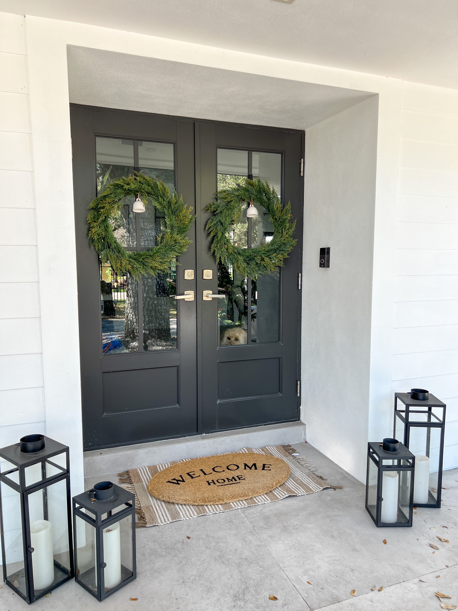 Front porch studio McGee x target refresh 
Target
Home decor
Wreaths
Front porch 
Lanterns
Rug 

#LTKunder100 #LTKhome #LTKFind