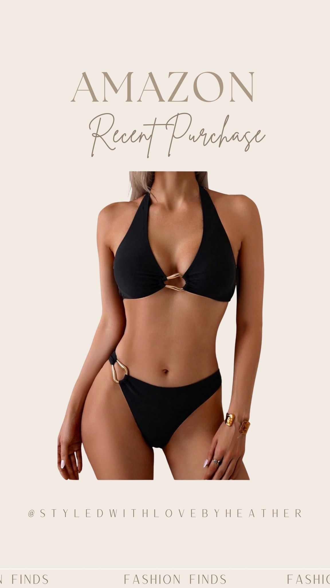 Shop my recently purchased black bikini! Perfect for summer/beach getaway 🖤  

 #LTKootd #LTKstorytime #LTKTravel