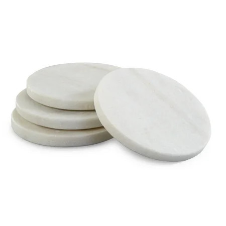 Kozy Kitchen Coaster Set, Premium Marble Coasters, Double-Polished Multi-Functional Drink Coasters,  | Walmart (US)