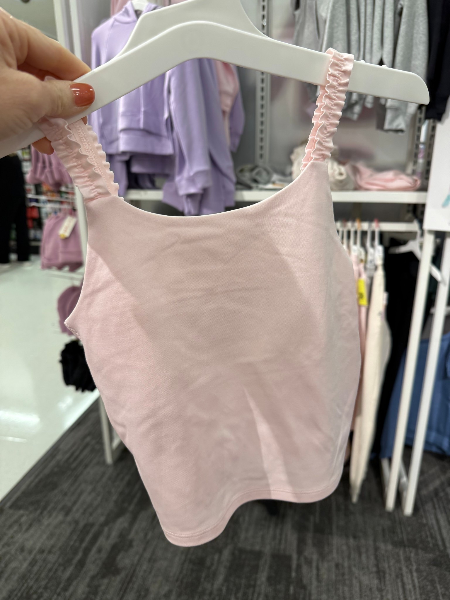 The cutest little tank with ruffle straps! 

#littlegirlstyle #athletictanktops #athleticwear #clothesforgirls 

#LTKActive #LTKGiftGuide #LTKKids