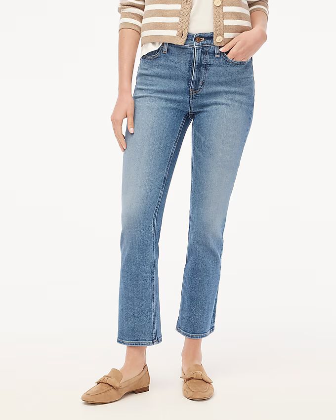 Flare crop jean in signature stretch | J.Crew Factory